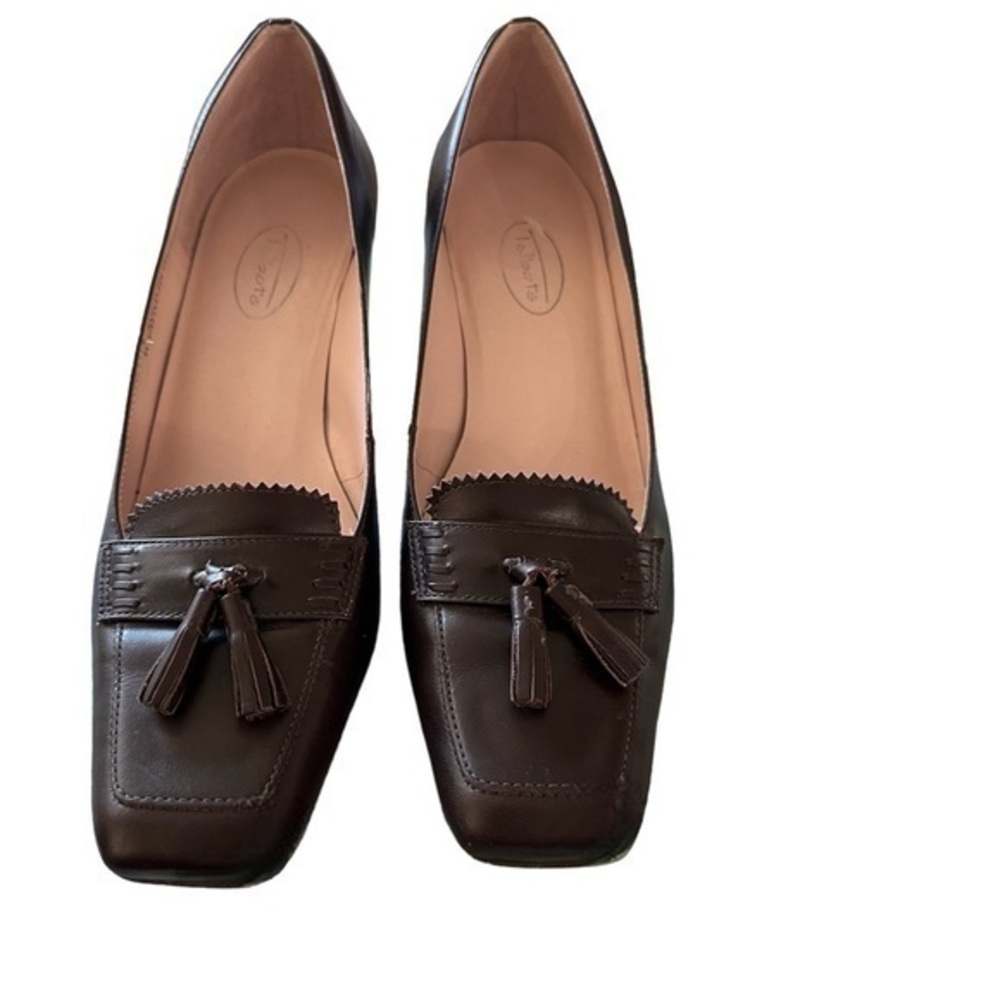Talbots Brown Tassal Heels